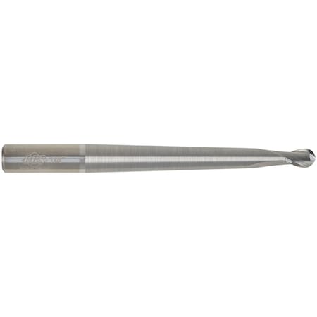 Cgs Tool 2Fl 30 Deg Profile Ball End W/ Reduced Neck 1/8"Dia 1/4"Loc W/ 1-5/8" Reach 2-1/2"Oal 7002